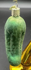 Christmas Ornament-Old World Christmas OWC-Frosted Pickle