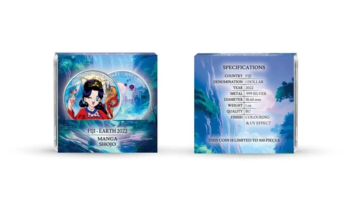 Shojo Manga Fiji 2022 - Earth Ag999.5 1oz - Picture 4 of 6