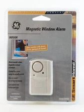 NEW GE Magnetic Window Alarm – Easy Install – Indoor Security Sensor