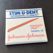 Vintage Johnson & Johnson Stim-U-Dent Interde...