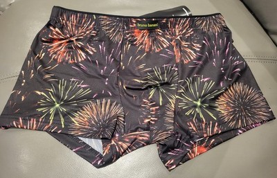 Bruno Banani Boxer Short 'Firework' Colourful - Size Medium / 32in - NWT