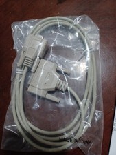 6ft Serial Null Modem Cable DB9 Female to DB25 Female - Beige