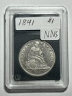 1841 Seated Liberty Dollar Nice Au/Unc Great Strike Tough Early $1