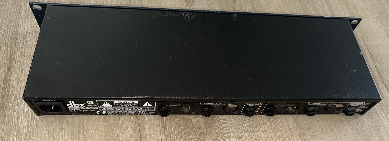 DBX 166A 2 Channel Compressor & Limiter Dynamic Range Rack Processor