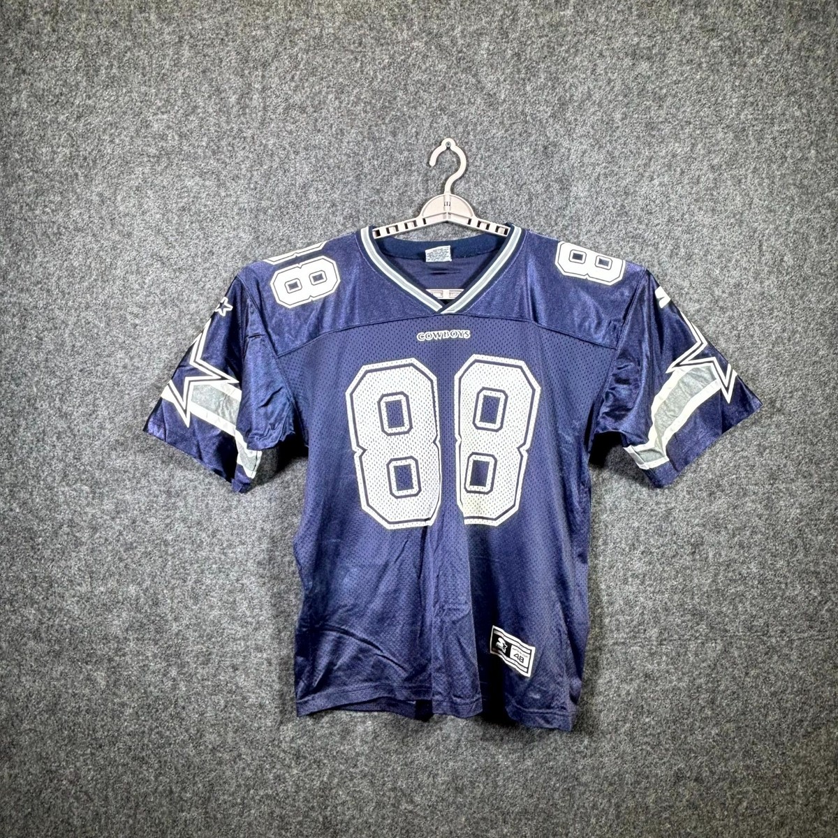 DALLAS COWBOYS 選手実使用ユニフォーム VTG Starter Dallas Cowboys Home Jersey Men's 48 Blue Michael Irvin