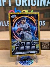 2024 Topps Cosmic Chrome Pablo Lopez Star Command Gold Interstellar 22/50 SP