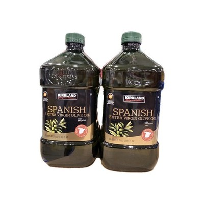 2 Pack Kirkland Signature Spanish Extra Virgin Olive Oil 3L Jugs 6 Liters Total
