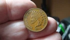 XF 1874 Indian Head Cent Penny