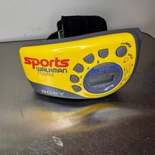 Sony Sports Walkman SRF-M78 AM/FM Radio with Arm Strap - Working - READ DESC.