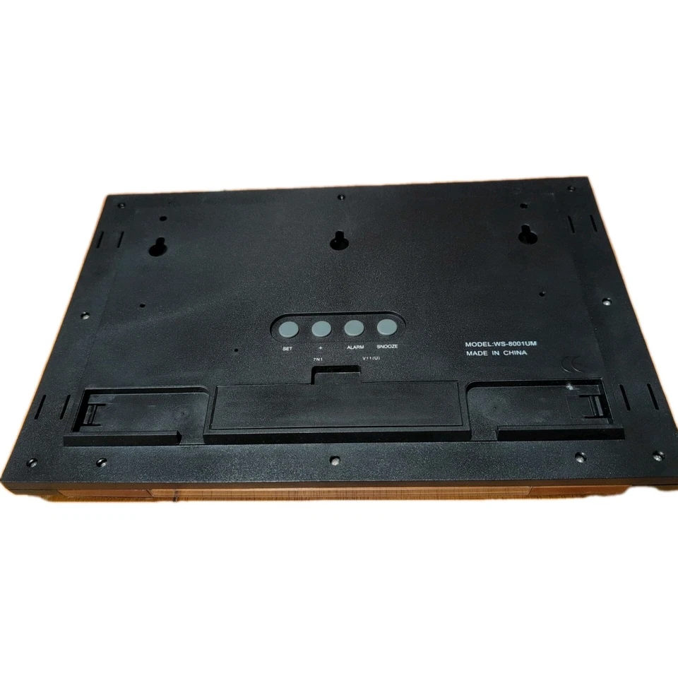 La Crosse Technology Atomic Digital Wall Clock with Indoor/outdoor temperature  - Image 3 of 4