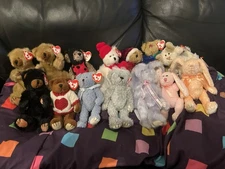 TY The Attic Treasures 1993 Collection Lot of BEARS Plush with Tags NOS