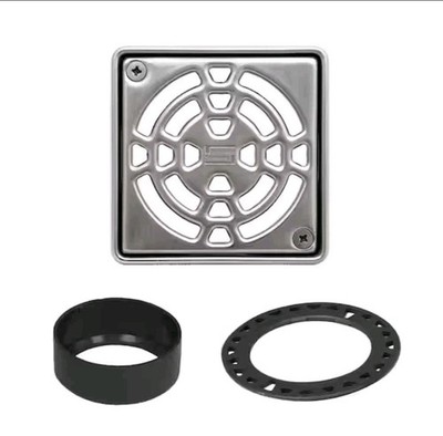 Schluter Kerdi-Drain Grate Kit 4'' Stainless Steel Finish - KD4GRKE Sealed