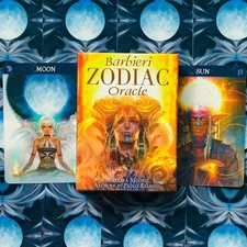 BARBIERI ZODIAC ORACLE CARDS DECK ESOTERIC TELLING LO SCARABEO NEW