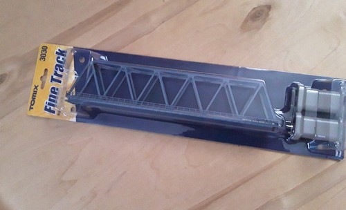 Tomix 3030 - Fine Track - Brücke blau - 280 mm - 2 Pfeiler - Spur N | Zustand: Neu