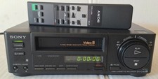 Sony EV-C40 8mm VCR Video8 Editing Player with Remote For Parts or Repair