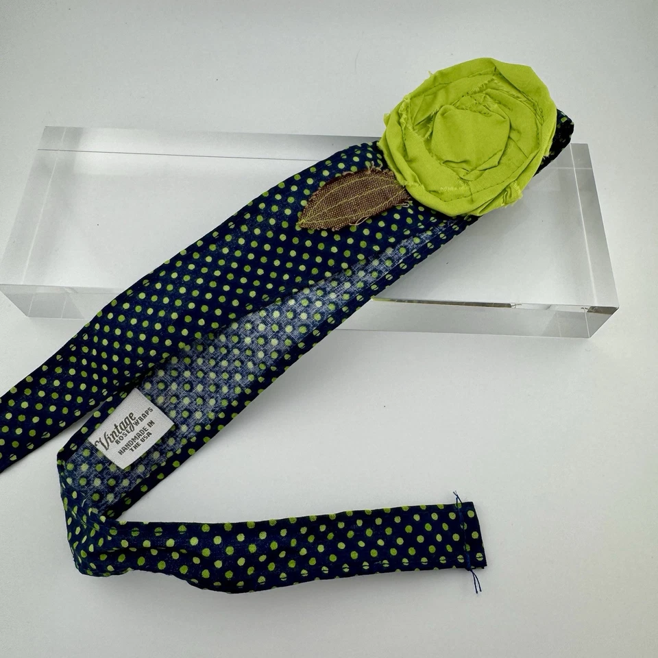 Diadema Rosa Vintage Sombrero Banda Tela Cosida a Mano Retro Boho Flor Niño Nuevo sin Etiquetas Foto 2 de 4