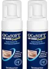 OCuSOFT Lid Scrub Original 2-Pack – 1.68 oz Foam Cleanser – Eyelid Care