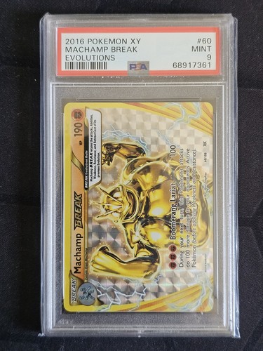 Machamp BREAK graded PSA 9 for sale on eBay