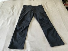 Wrangler Men's 38 x 30 Black ATG Synthetic Straight Utility Pants Travel Casual