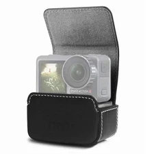 Waterproof Mini Leather Case Storage Box DJI OSMO Action GoPro SJCAM
