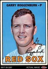 1967 Topps #429 Garry Roggenburk Red Sox DOUBLE-PRINT 5.5 - EX+