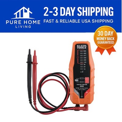 Hand-Powered Klein Voltage Tester: Accurate AC/DC Measurements, CAT IV 600V Safe