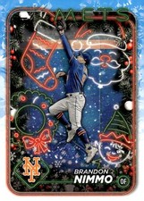 2024 Topps Holiday #H142 Brandon Nimmo