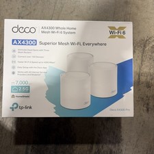 TP-Link Deco X4300 Pro 3-pack Dual-Band Wi-Fi 6 Mesh Wi-Fi System