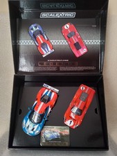 1967 2 Ford GT40 MkIV 2017 67 Ford GT 2-Car L.E. Set Scalextric 1-32