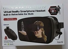 dream vision virtual reality Smartphone Headset Built In Retractable Ear Buds