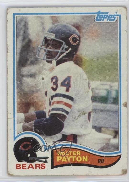 1982 Topps Walter Payton #302 HOF 06l5