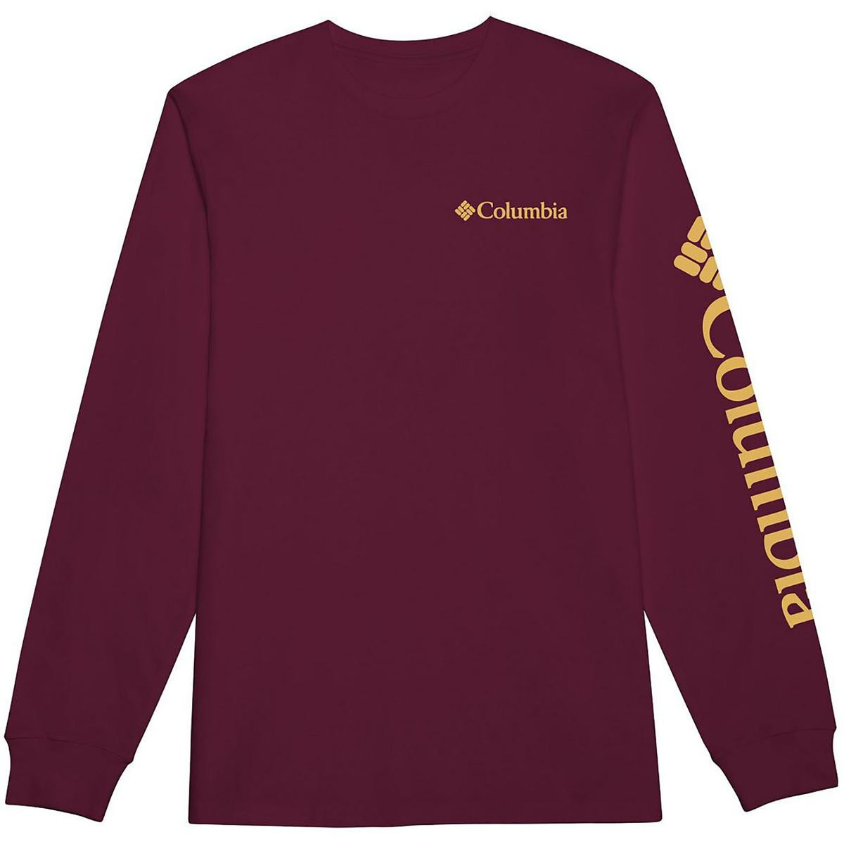 Мужская футболка Columbia Sportswear Fundamentals из фиолетового хлопка с логотипом XXL BHFO 0953 4690₽