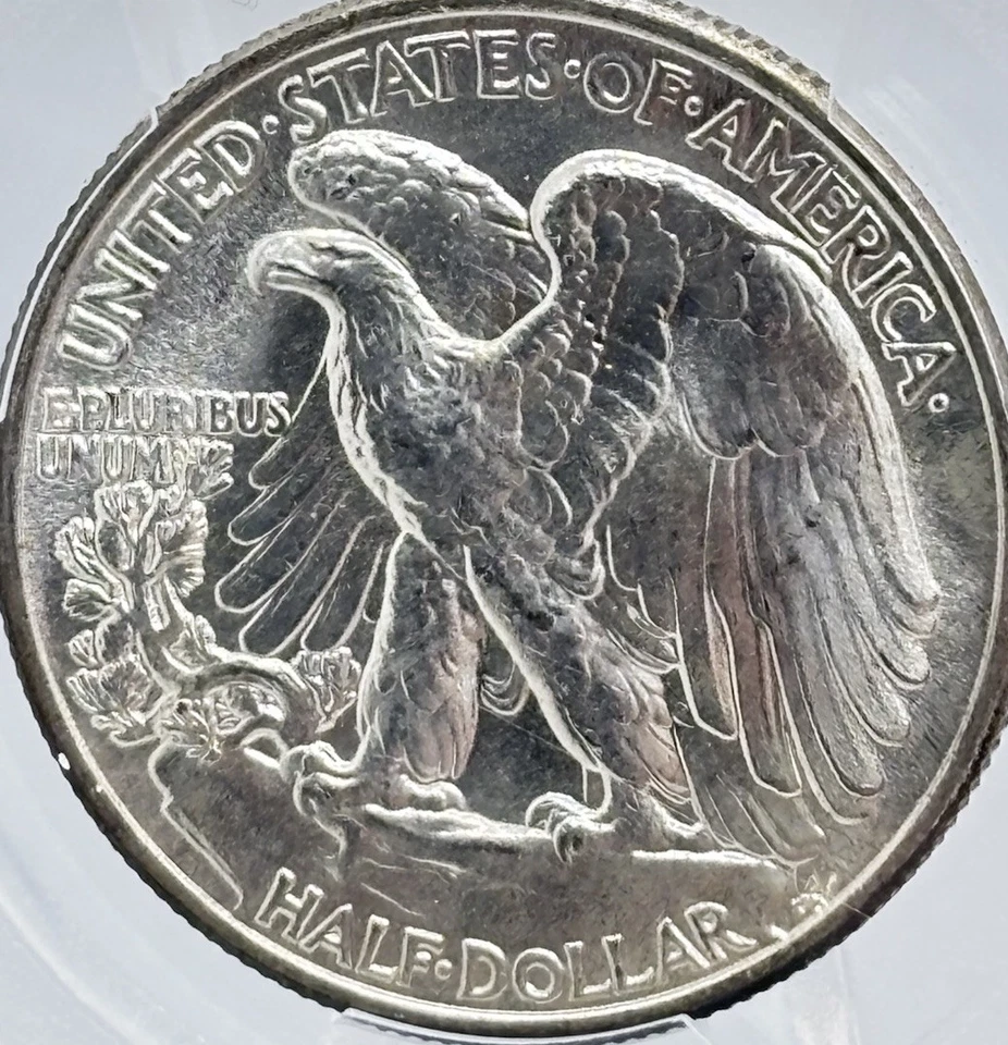 1946 50c Walking Liberty Half Dollar PCGS MS65 #13431 - Image 3 of 4