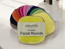 Reusable Cotton Facial Rounds 4 x4 Washable Makeup Remover Pad Eco Friendly