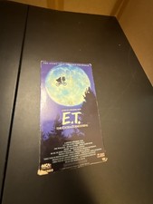 E.T. The Extra-Terrestrial 1988 MCA Home Video VHS Tape Green and Black Cassett
