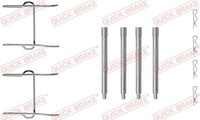 Quick Brake ZubehöRsatz, Scheibenbremsbelag 109-1149 FüR MERCEDES-BENZ Peugeot