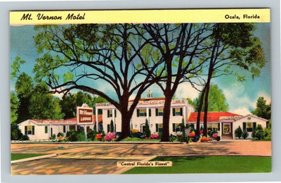 #ad #ad Ocala FL Mt Vernon Motel Florida Vintage Postcard $0.99