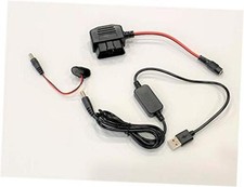 USB/9V Powered OBD Connector Memory Saver for Vehicle Battery