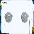 Cataphractii Terminators Sergeant Heads x 2 - Legiones Astartes - 30K Bits