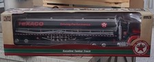 Texaco Gasoline Tanker Truck 1:43 Scale Die-Cast Collectible Black Red