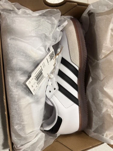 Adidas Samba OG White/ Core Black IG9030 Shoes SIZE WOMEN / YOUTH NEW OEM image 9