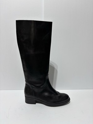 Elodie Women s Made In Spain Black Leather Boots, Size EUR 36, US 6 M