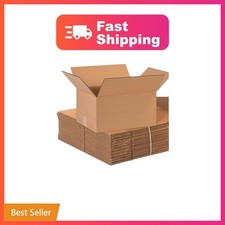 BOX USA Shipping Boxes Medium 16"L x 12"W x 8"H 25-Pack - Corrugated Cardboar...