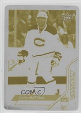 2016-17 Upper Deck Compendium Printing Plate Yellow 1/1 Stefan Matteau #435 1hh