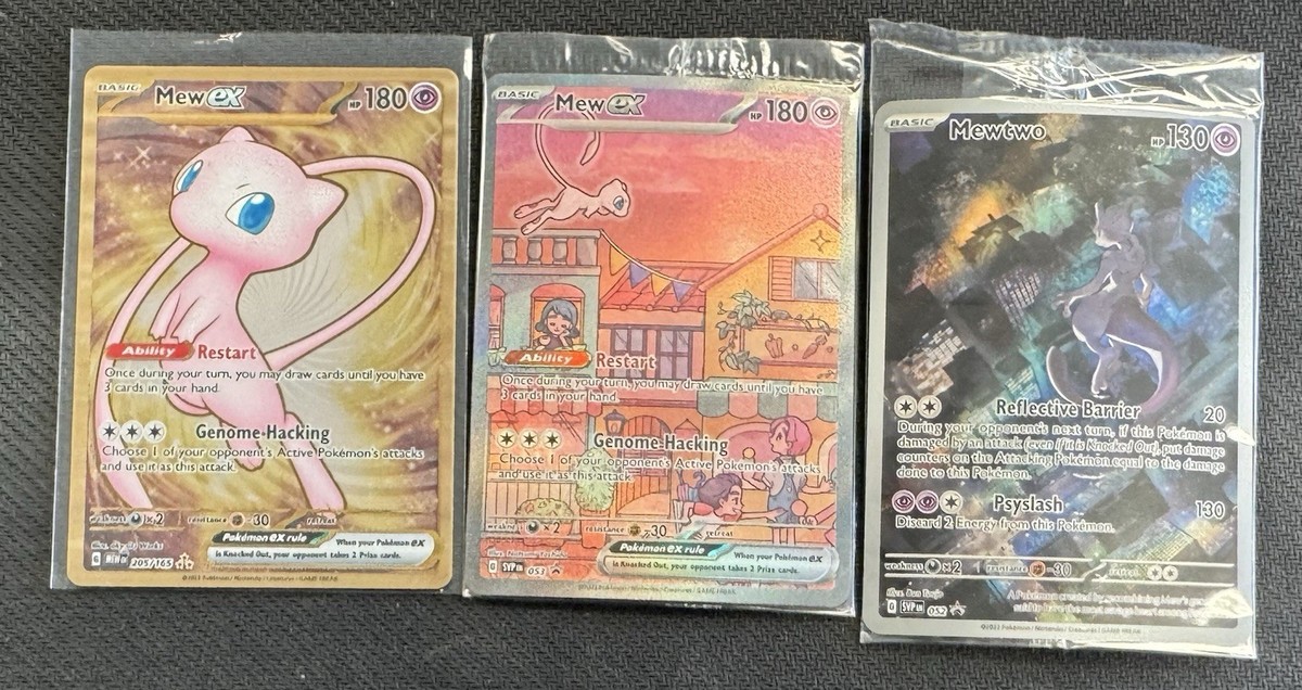 Mewtwo and Mew Pokemon 151 Ultra Premium Collection Promo 3