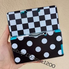 Rare Hot Black White Checkerboard  Polka Dot Themed Case for Nintendo 3DS cover