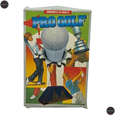 Pro Golf Commodore 64 C64 Disk Spiel Big Box Mastertronic 1986 CIB