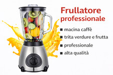 Frullatore  Macinatore Trita Verdure Frutta con Lame in Acciaio Professionale