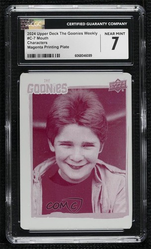 2024 The Goonies Characters Printing Plate Magenta 1/1 Mouth #C-7 CGC 7 i1f