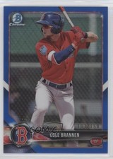 2018 Bowman Chrome Prospects Blue Refractor 103/150 Cole Brannen #BCP154 05fv